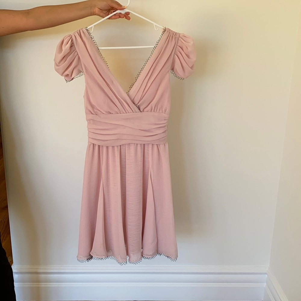 Karl Lagerfeld for Macy’s pink dress